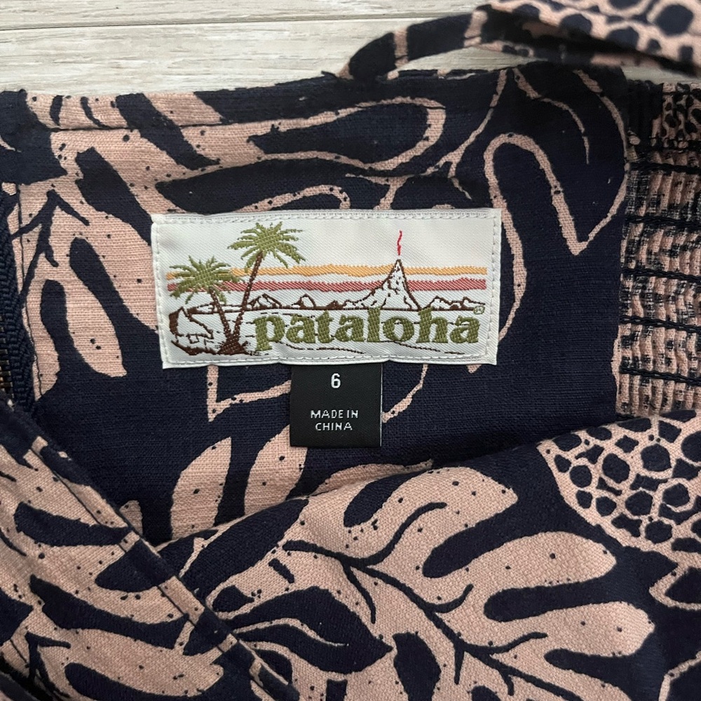 Patagonia Women's Pataloha Dress Zulu Classic Navy - Size 6 - Picture 5 of 10